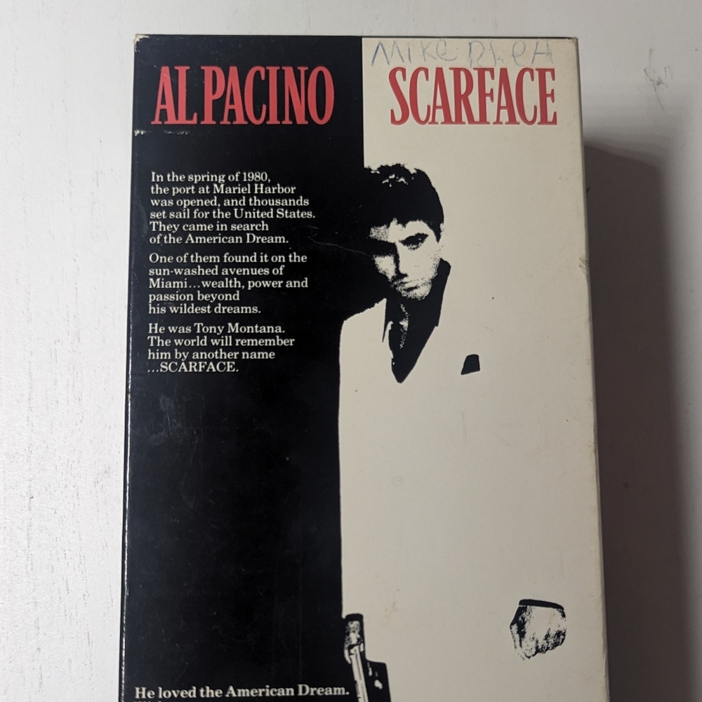 Alpacino/Scarface Double VHS